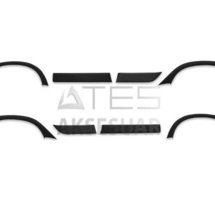 Dacia Duster Çamurluk Ve Kapı Dodik Set 12 Parça ABS 2018 ve Sonrası