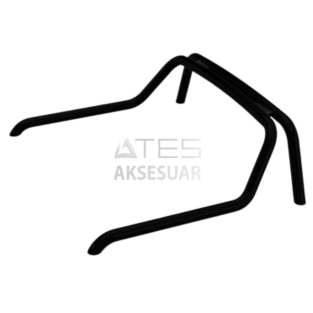 flow-black-pickup-boru-tip-rollbar.jpg FORD RANGER-2006-2012 FLOW BLACK PİCKUP BORU TİP ROLLBAR - Görsel 1