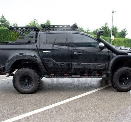 Mitsubishi L200 Dakar Yan Basamak Siyah V2 Işıklı 2020 ve Sonrası