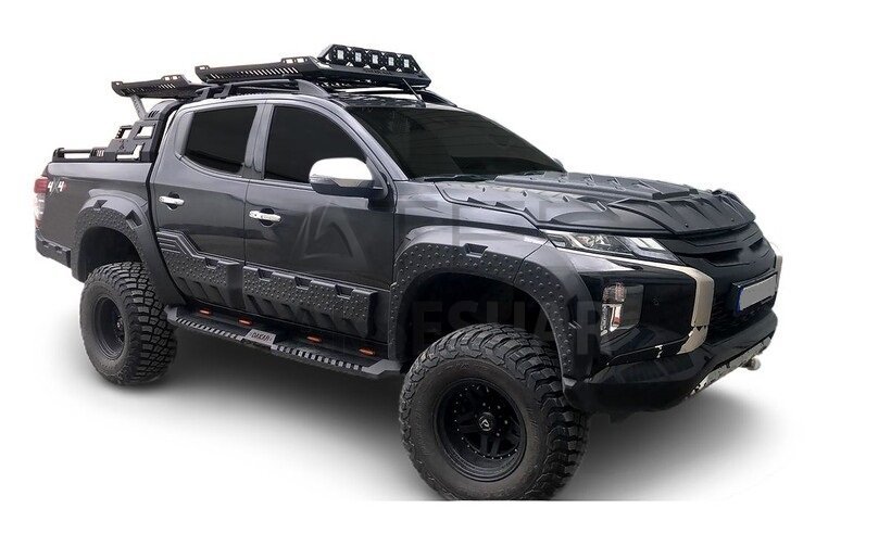 plaka.jpg Mitsubishi L200 Kapı Dodik Set 6 Parça 2020 ve Sonrası - Görsel 1