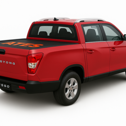 Ssangyong Musso Sürgülü Kapak ( Kırmızı Araç )