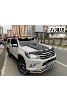 Toyota Hilüx Revo 2015 2019 Işıklı Mönvisör Kep Ledli Fiber Şapka