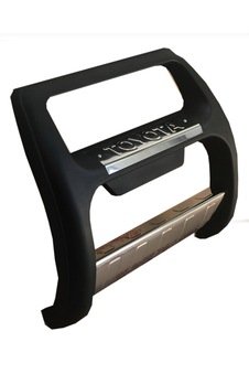 IMG-3794448629583004094.jpg TOYOTA HILUX 2015 SONRASI SİYAH POLY ÖN TAMPON KORUMA - Görsel 1
